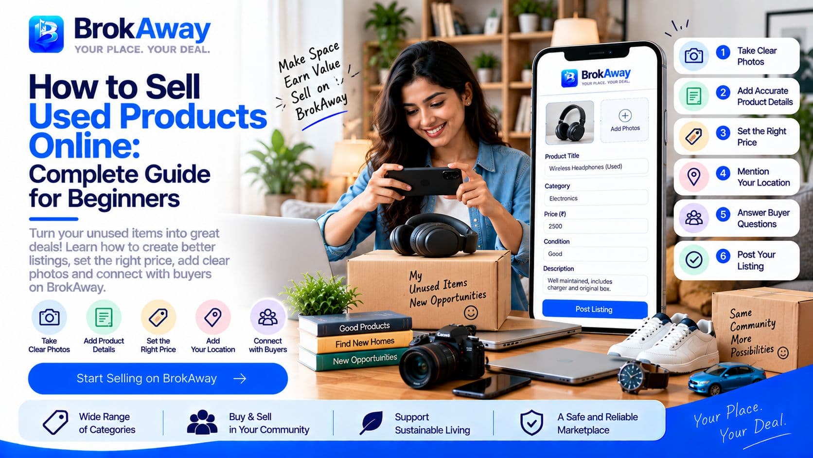 How to Create a Better Listing for Unused Items Online