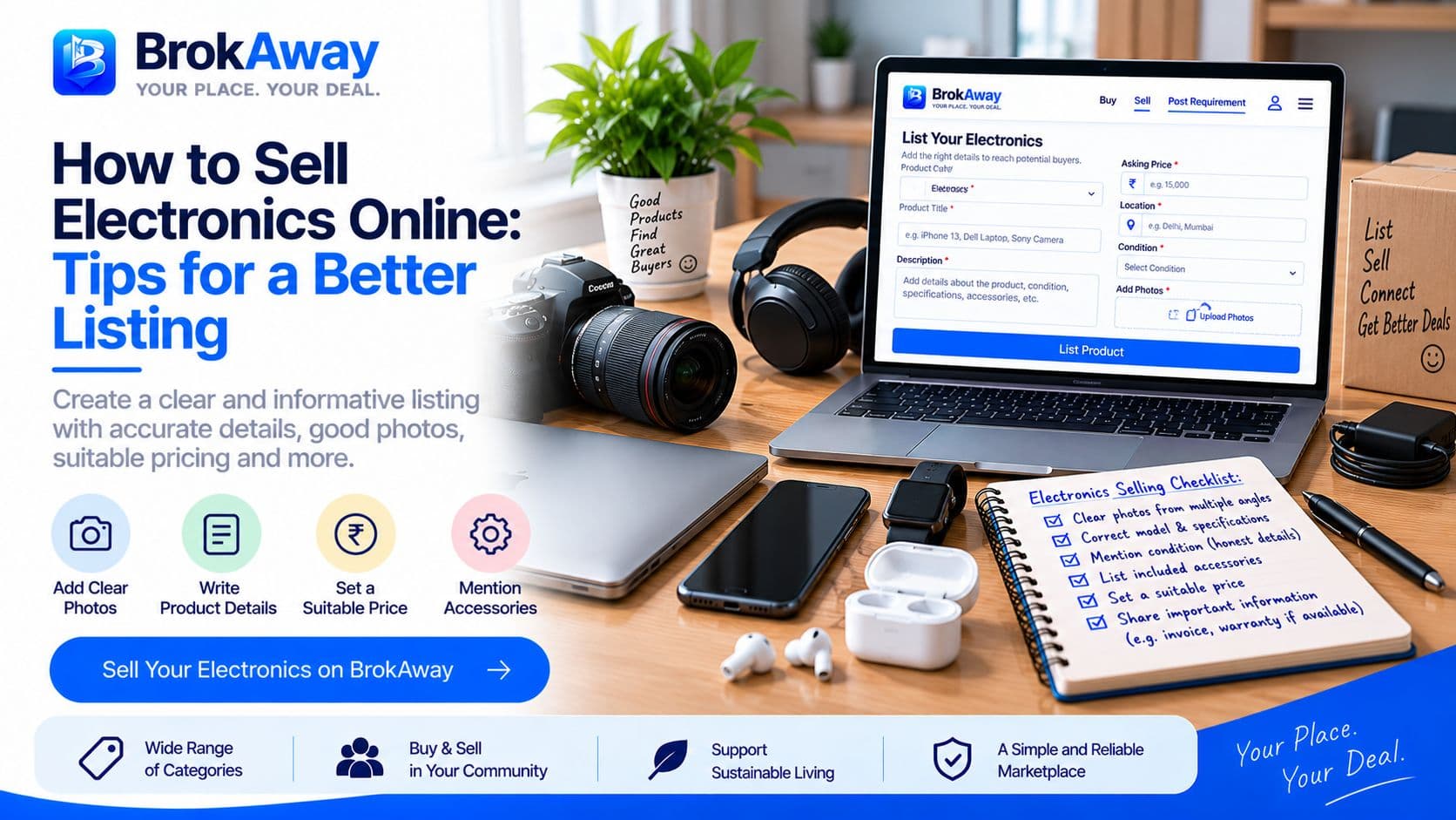 How to Sell Electronics Online: Tips for a Better Listing